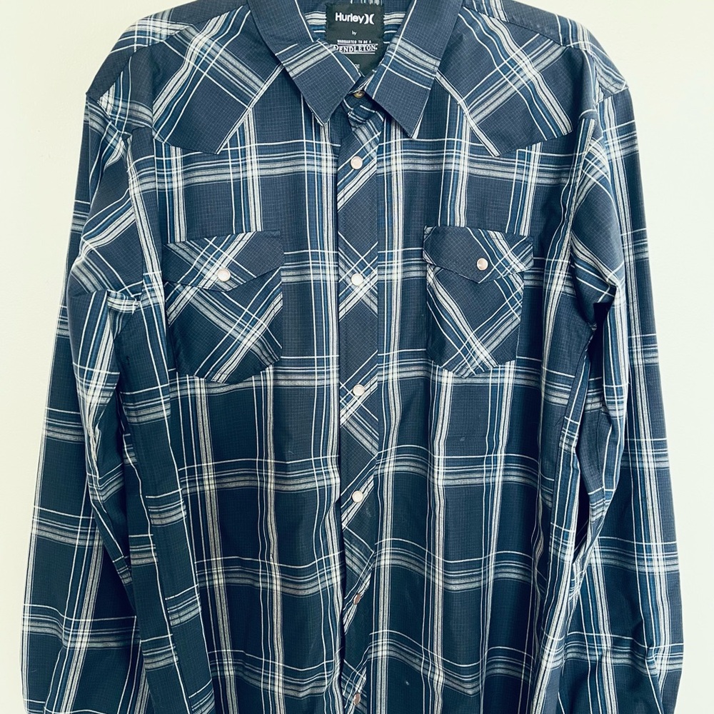 •Pendleton x Hurley merino wool shirt
